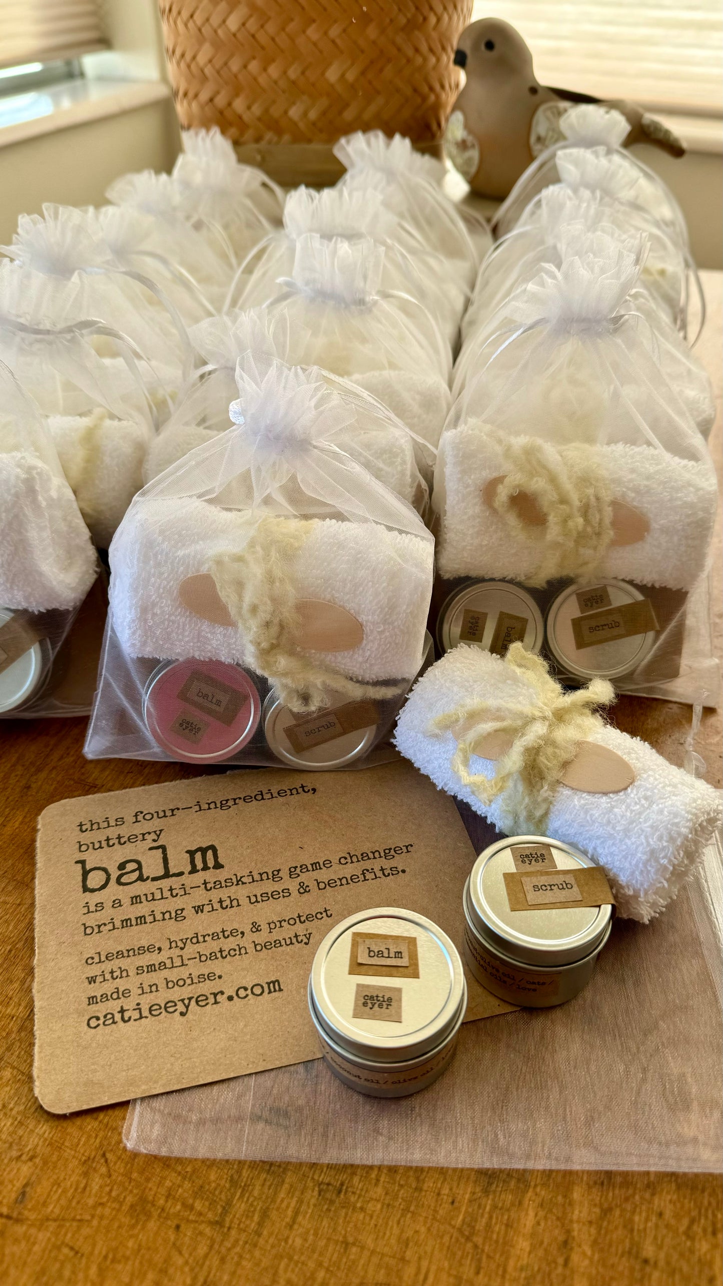 balm + scrub